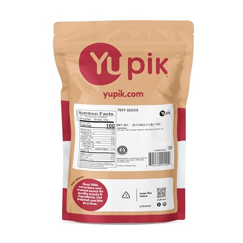 Yupik Teff Seeds raw grains close-up show fine texture ideal for cooking.