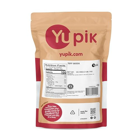 Yupik Teff Seeds raw grains close-up show fine texture ideal for cooking.