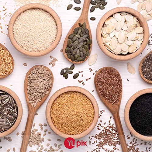 Yupik Teff Seeds ingredients in bowl for baking and cooking.