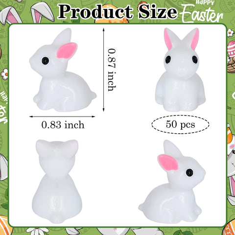 Yuronam dollhouse bunny decor adds charm to vignette displays.