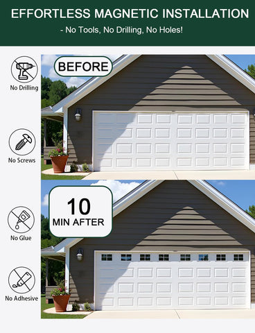 YURROAD glossy window look enhances curb appeal without permanent installation.