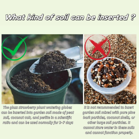 Yurucenus bottom taper mouth allows direct soil insertion without tools