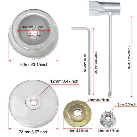 Yutacorex blade adapter thrust washer improves torque transfer and wear resistance