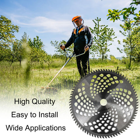 Yutacorex blade in action cutting dense weeds and brush