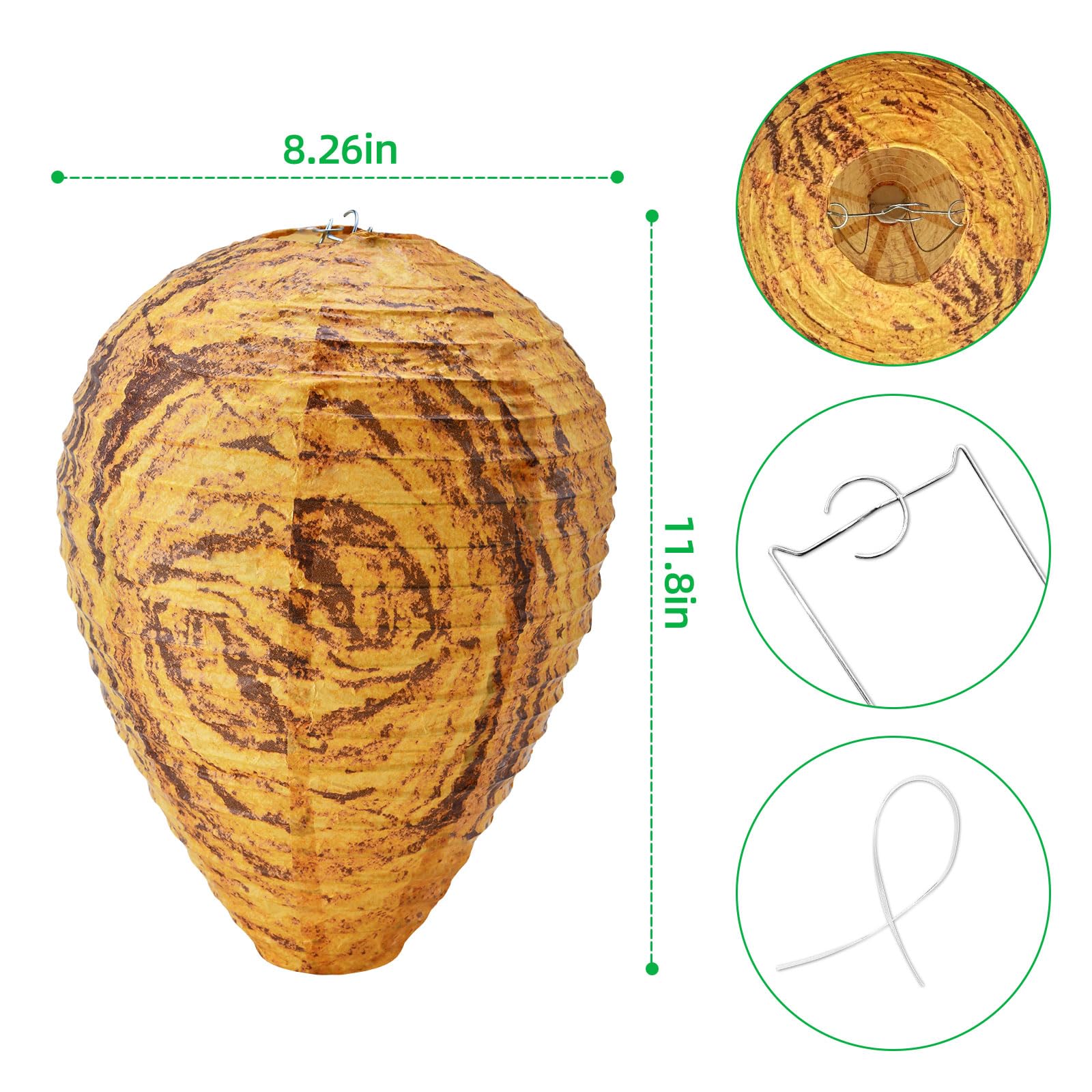 Yuvrwink waterproof wasp nest material closeup for durable outdoor use