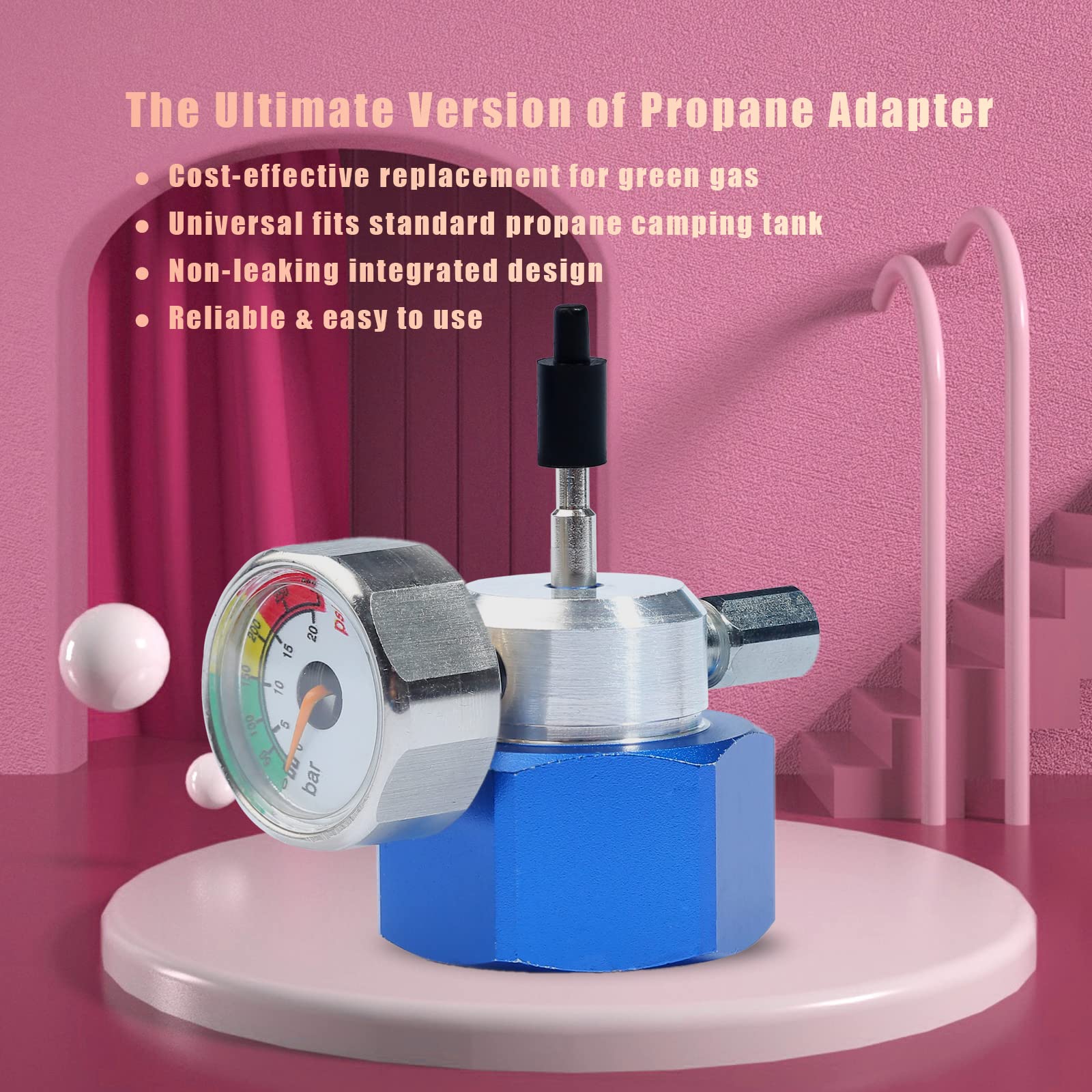 YUXIVCNE camping tank propane filler adapter for flexible refueling on trips