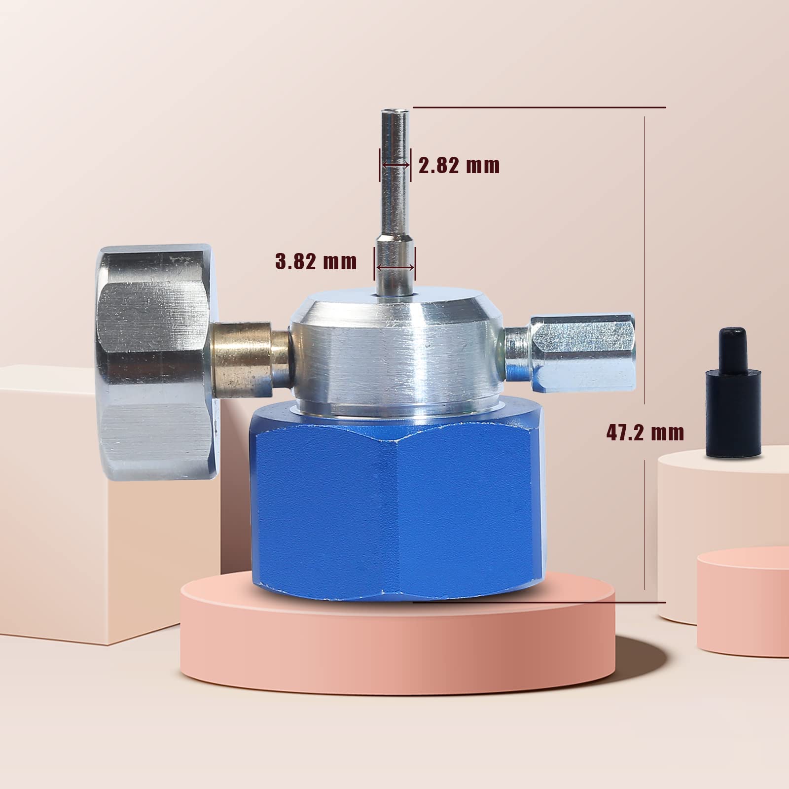 YUXIVCNE pressure gauge propane adapter helps track remaining fuel