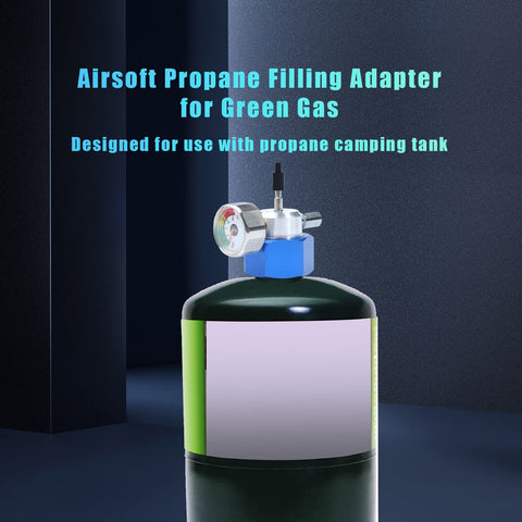 YUXIVCNE propane adapter with thimble protective cover enhances safety during refueling