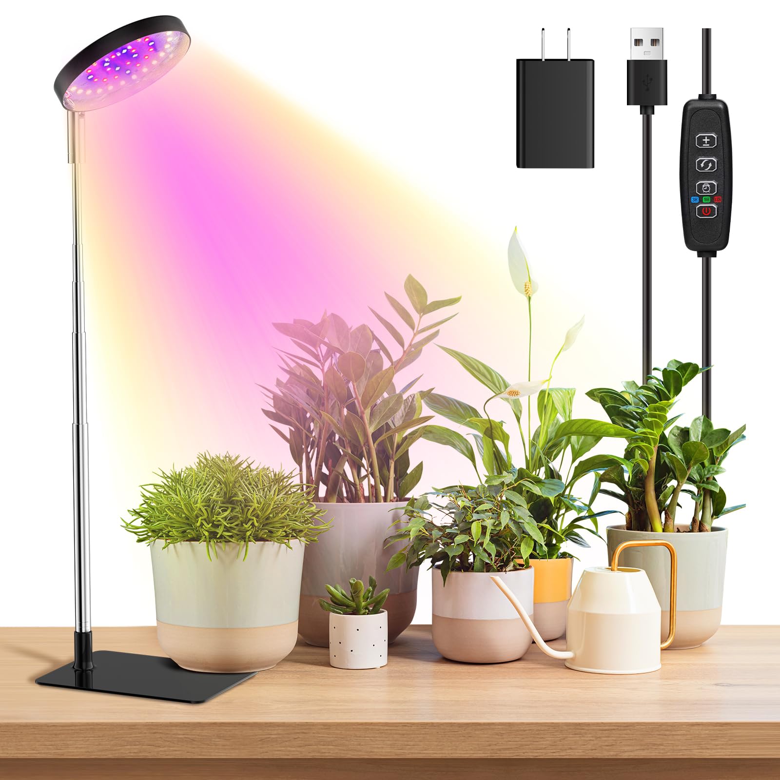 YUYMIKA Grow Light full spectrum for enhanced indoor plant growth