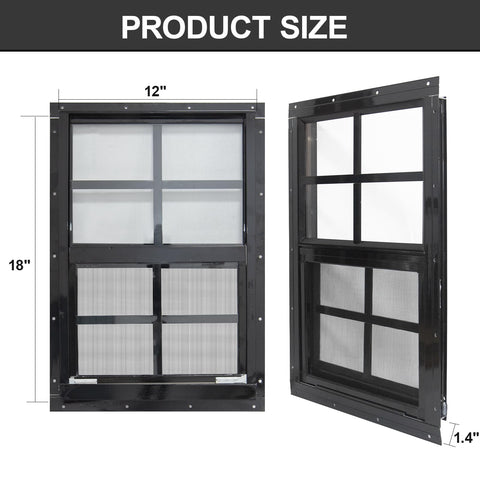 Yuzzy two pack shed windows ideal for quick upgrades and cost efficiency.