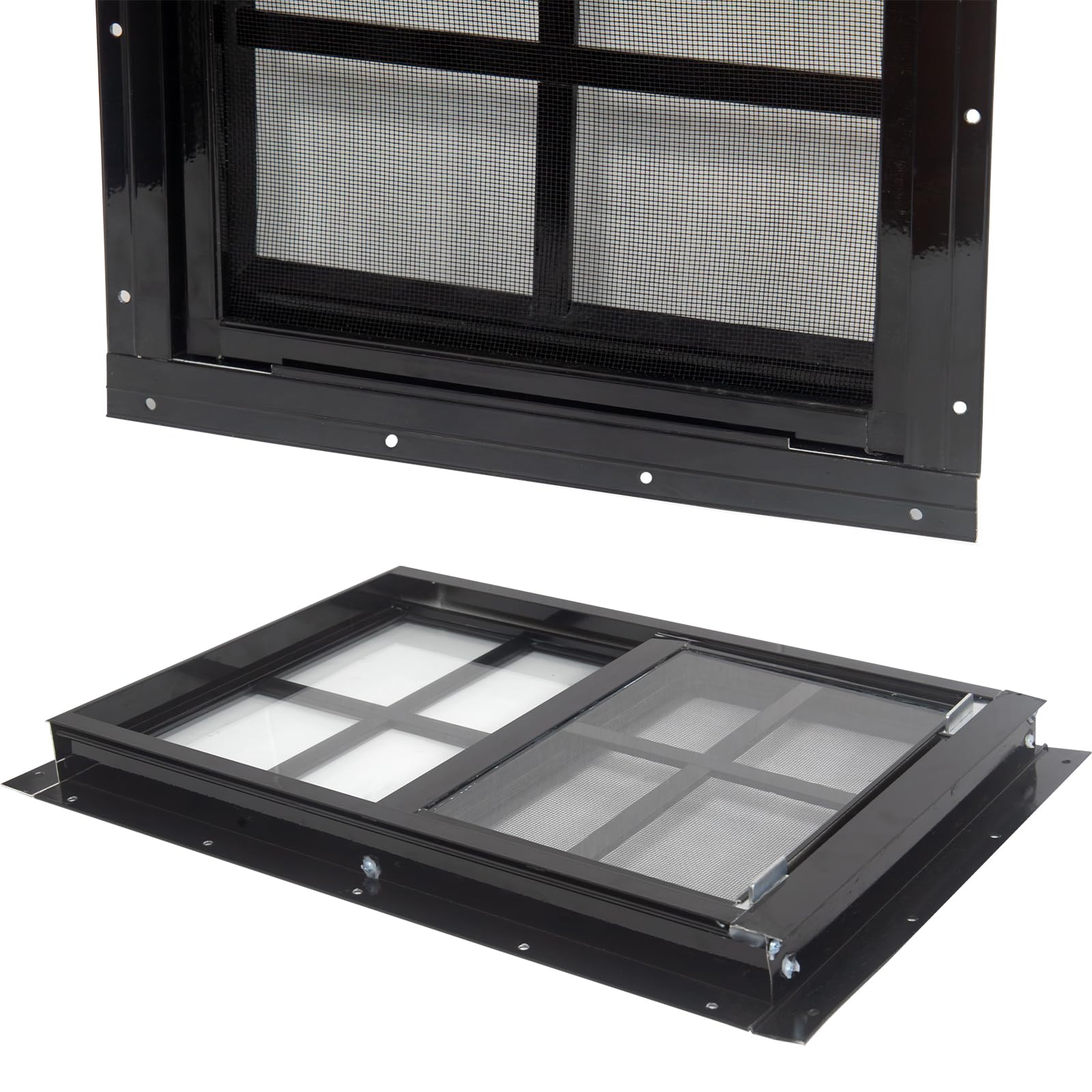 Yuzzy flush mount window simplifies installation in sheds and coops.
