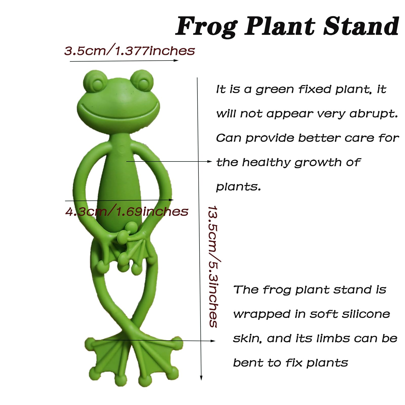 YVPSI frog plant stand clip six-pack on display, ideal for securing multiple vines