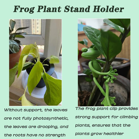 YVPSI frog plant stand showing compact 13.5×4.3 cm design blending with greenery