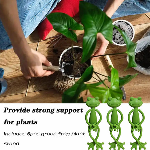 YVPSI frog plant stand for indoor and outdoor use with versatile support