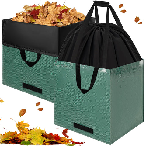 YVVZHOU PANN reusable yard waste bag with extension layer for larger debris