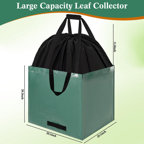 YVVZHOU PANN upright yard bag stands open for easy loading
