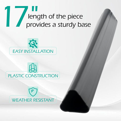 YWOOW ground socket design allows easy removal and repositioning of the pole.
