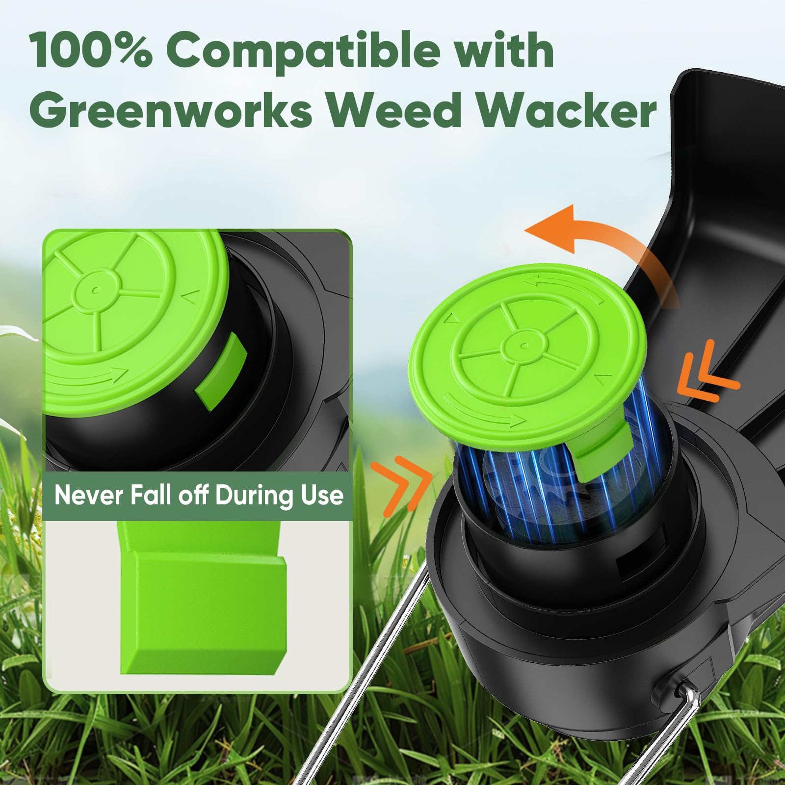 YWTESCH nylon 30GF cap detail highlights strengthened, heat-resistant construction.