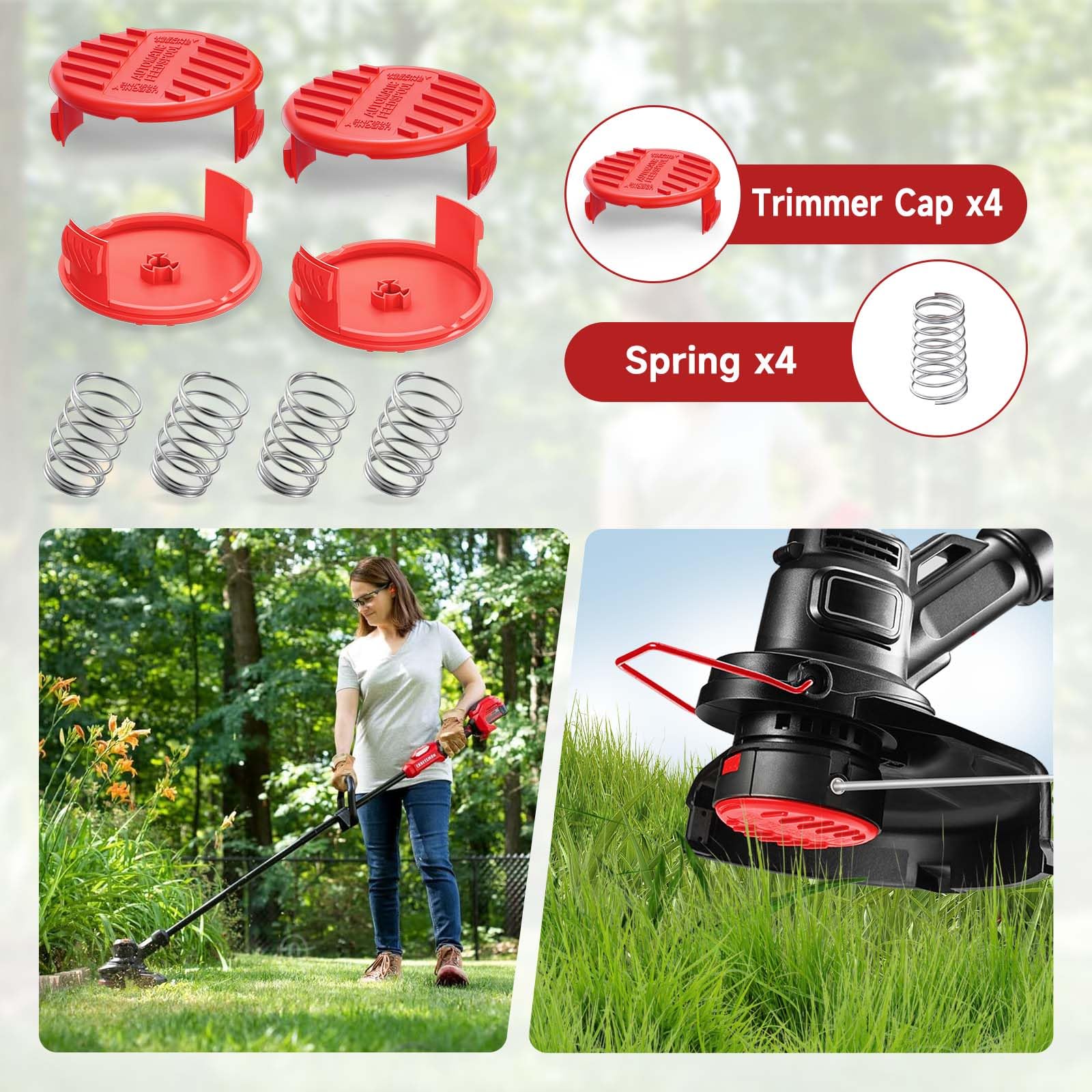 YWTESCH 4-pack includes caps and reliable after-sales support.