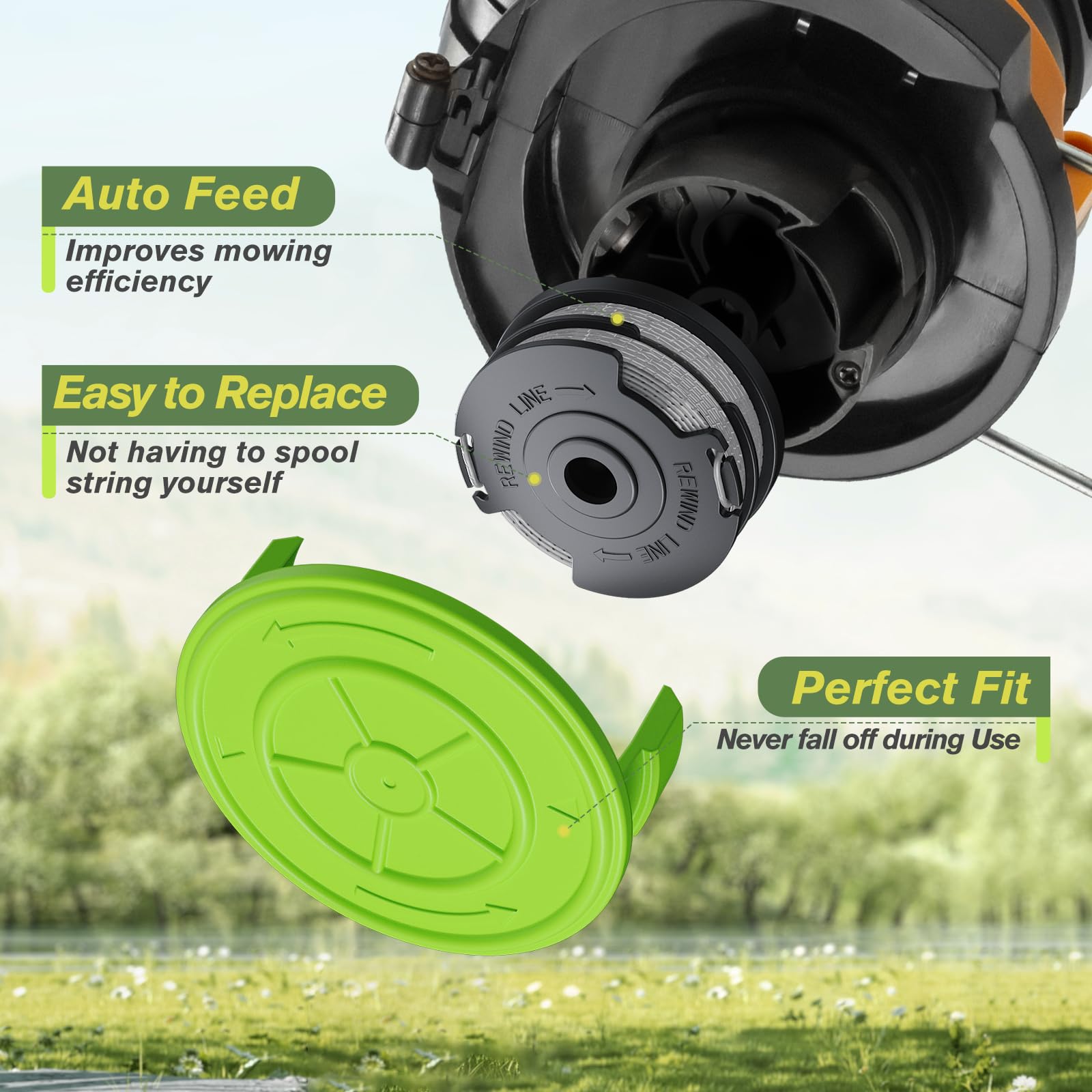 YWTESCH GreenWorks compatibility highlights precise model matching for easy upgrades.