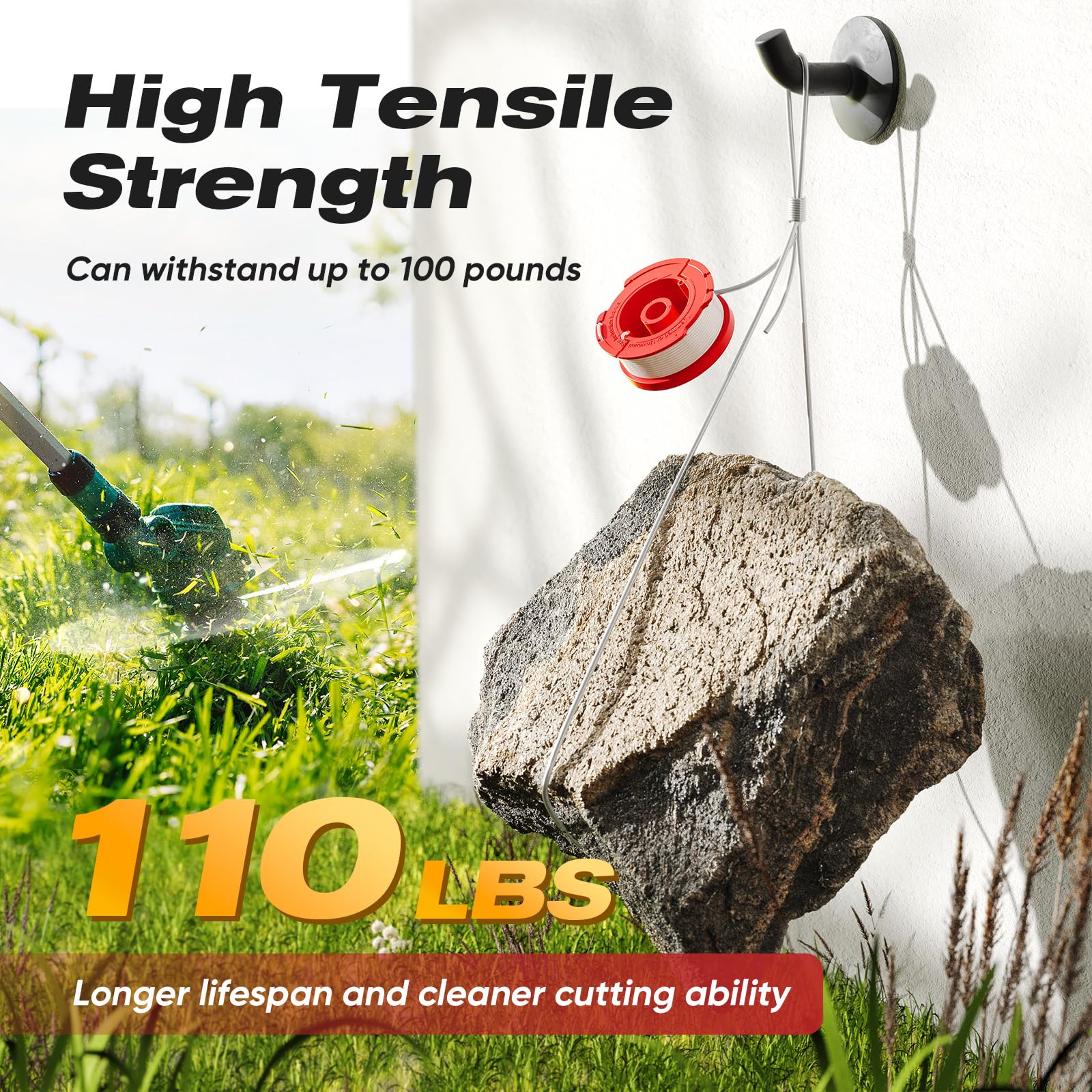 Nylon-glass fiber trim line from YWTESCH with high abrasion resistance