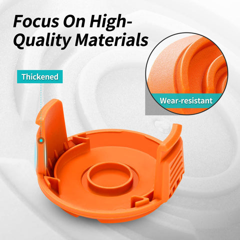 YWTESCH spool cap cover guards the line and holds the spool in place