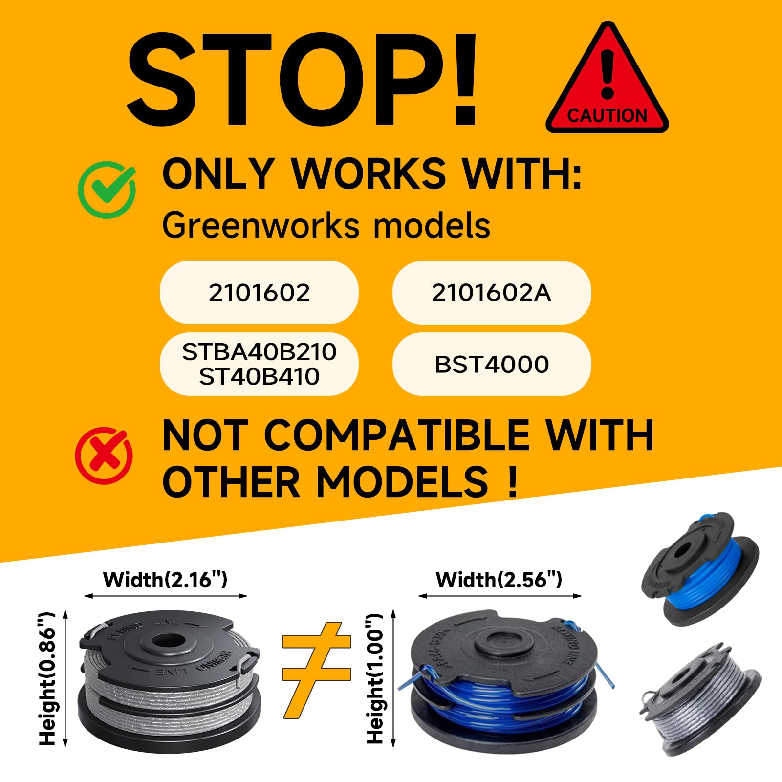 YWTESCH spool cap cover demonstrating secure fit and durable construction.
