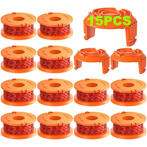 YWTESCH Worx WA0010 trimmer line pack with compatible spools for efficient edging