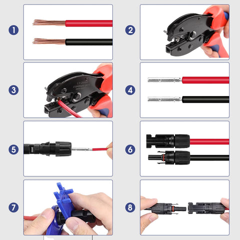 yxgood crimping tool handle with non slip grip for comfort