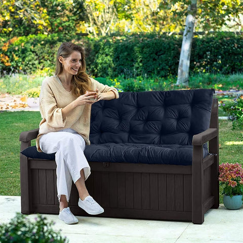 YXMKJOS easy-clean fabric withstands outdoor use and resists fading.