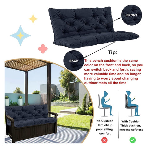 YXMKJOS non-slip drawstrings keep cushions secure on outdoor swings.