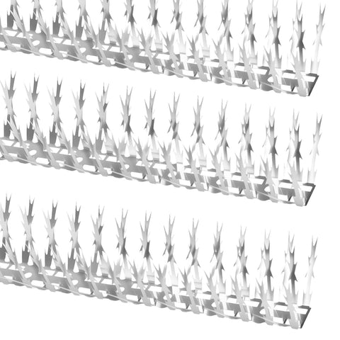 YXYBST Bird Spikes Outdoor 5ft deter pigeons with humane, rust-resistant design.