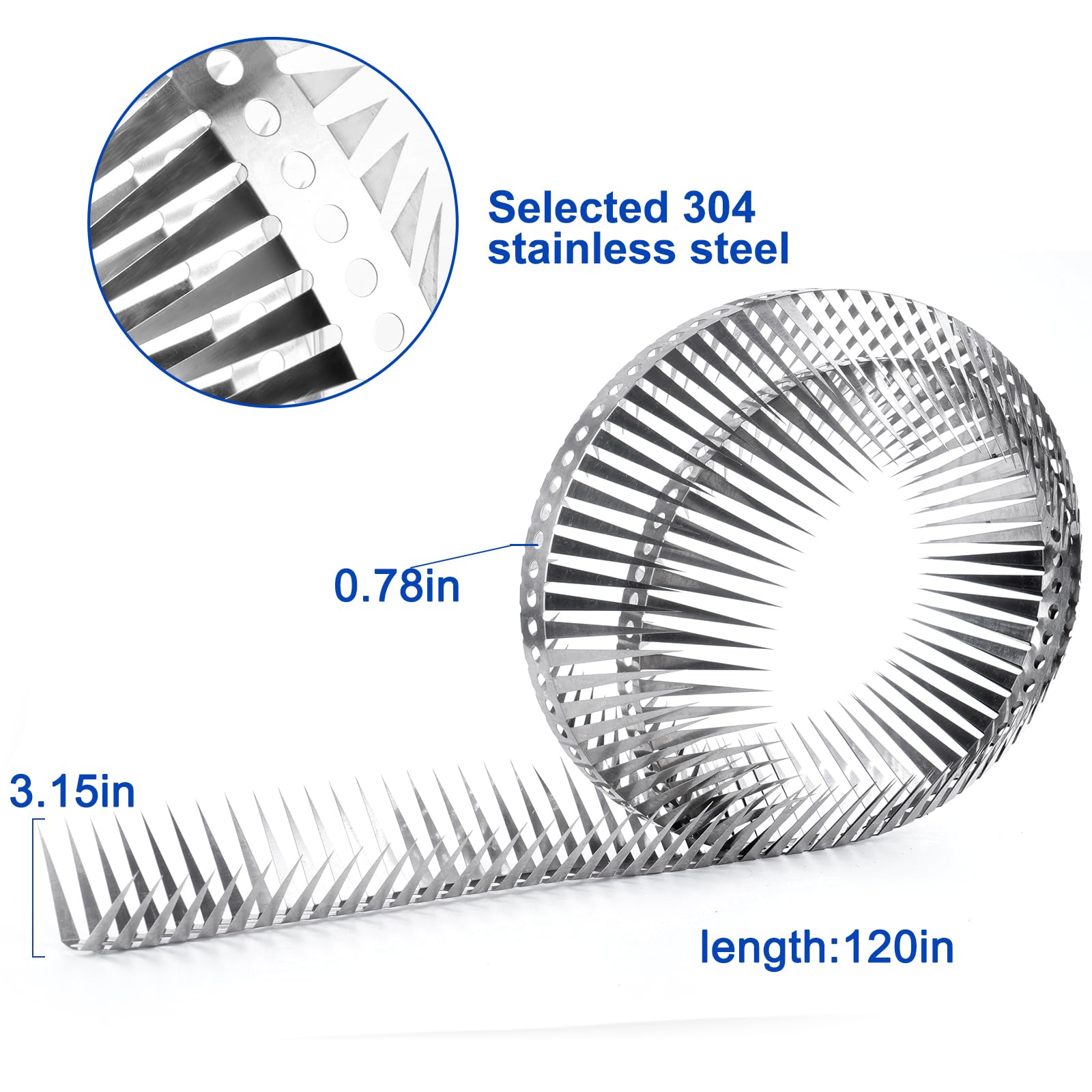 YXYBST spikes for pipes and windowsills protect surfaces from birds and pests.
