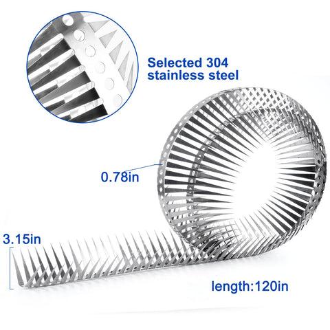 YXYBST spikes for pipes and windowsills protect surfaces from birds and pests.