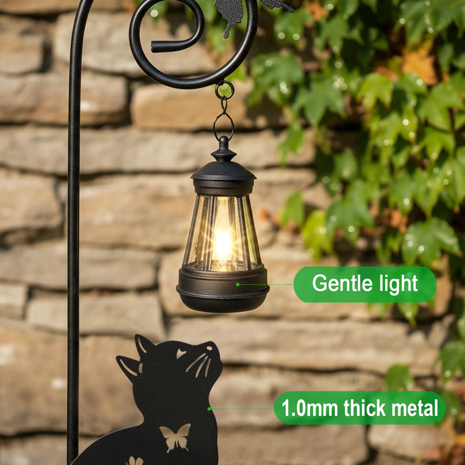 YY Gardenia all-season weatherproof cat stake for outdoor use.
