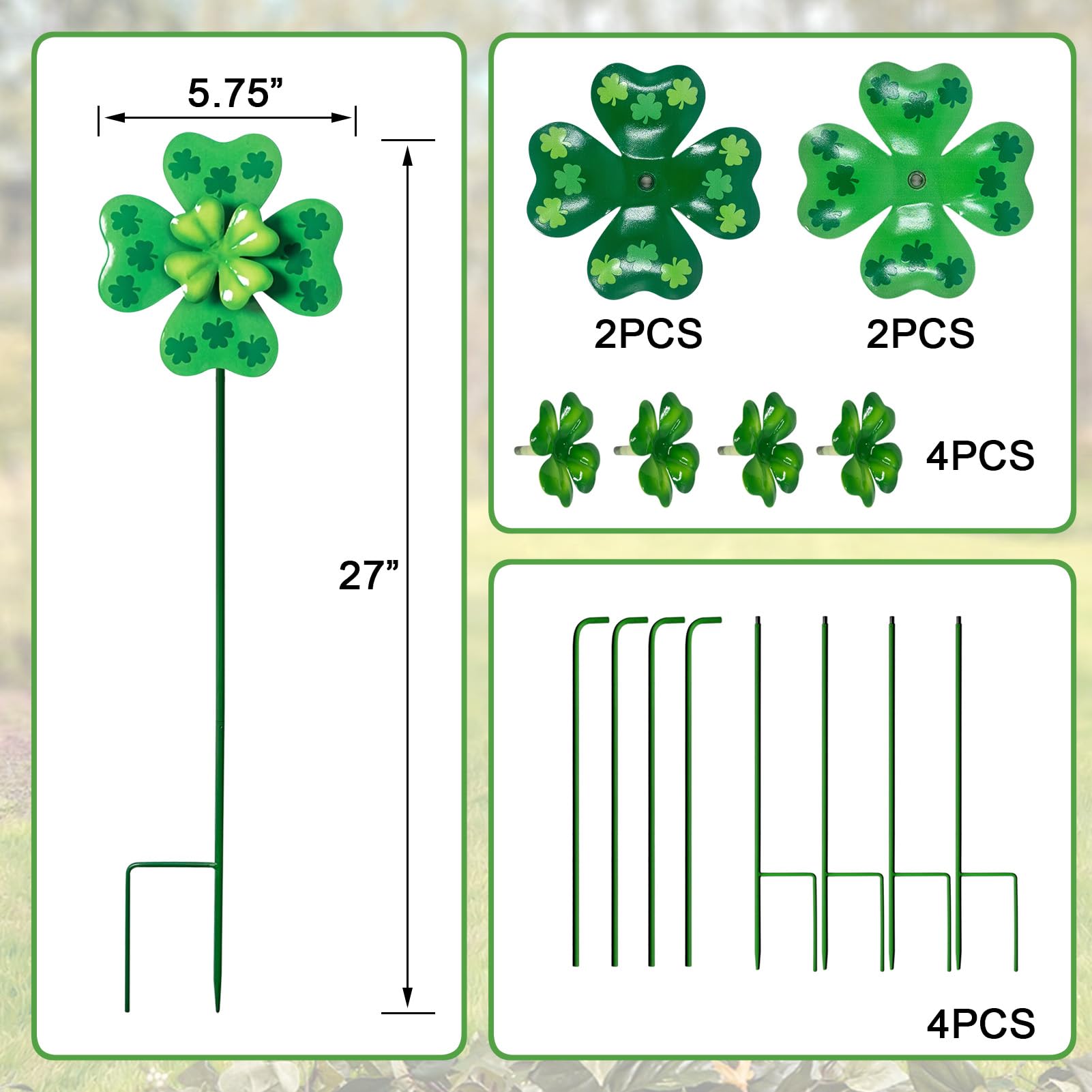 YY Gardenia garden wind spinners bring charming yard art to life.