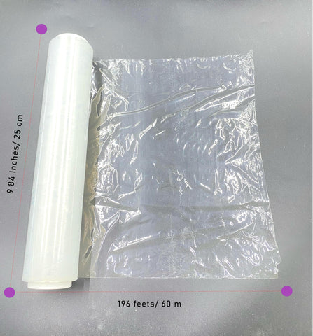 YYANBERICH elastic PE film wrap adheres to curves for secure, comfortable wear.