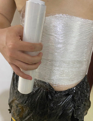 Using YYANBERICH wrap with gels or creams to enhance warmth during exercise.