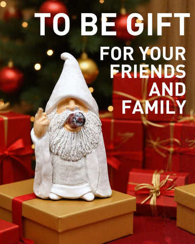 YYDGZG garden ornament with humorous wizard for outdoor spaces