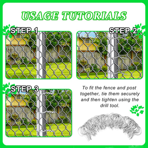 Yyndelicate chain-link fence fix supports stable, lasting connections.
