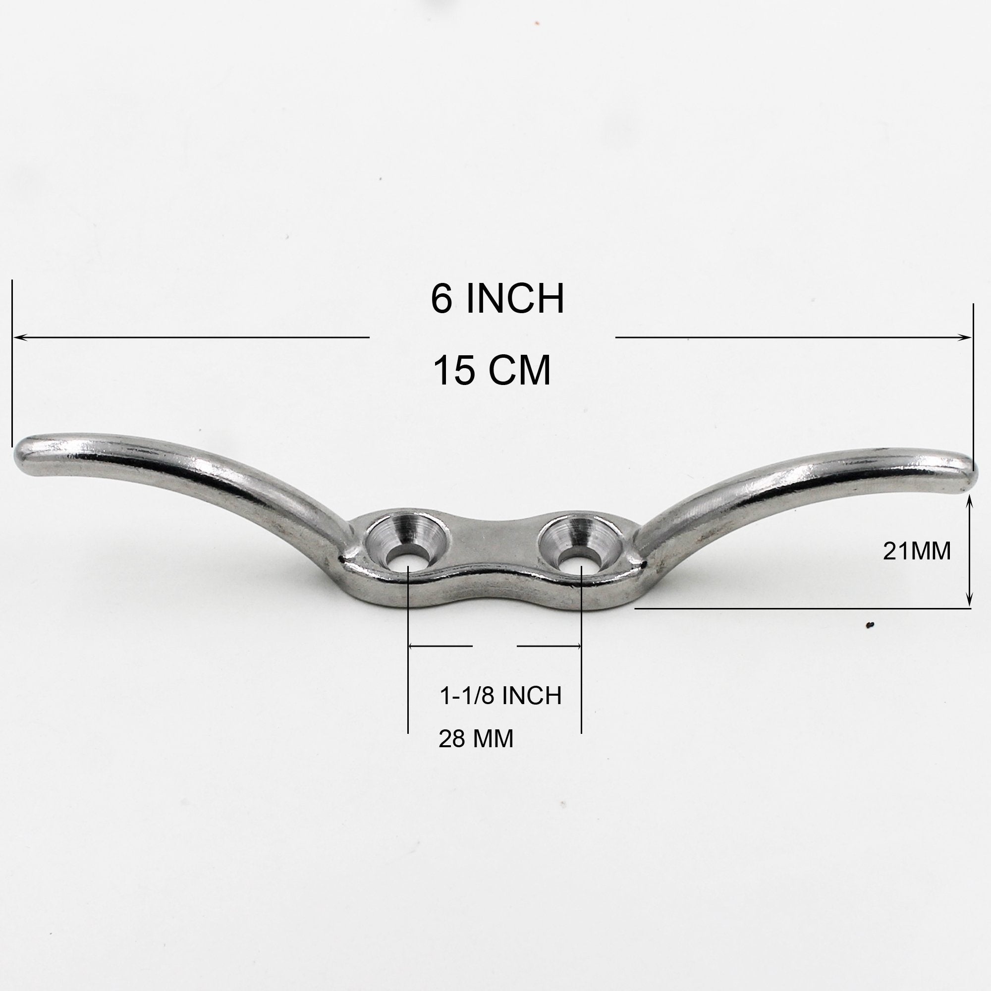 YYST flag pole cleat with hardware included for quick installation.
