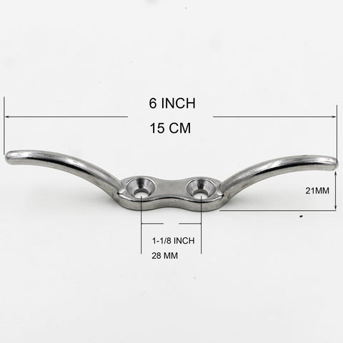 YYST flag pole cleat with hardware included for quick installation.