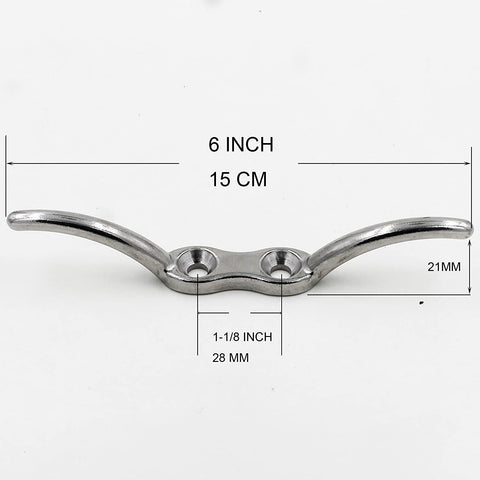 YYST cleat secures rope easily for reliable flag setup.