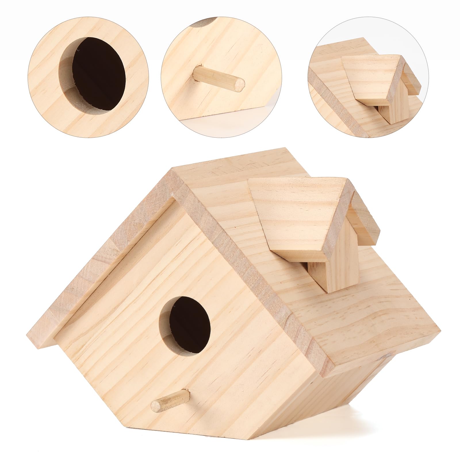 YYYUAN entrance area at 1.37 inches suited for small garden birds.