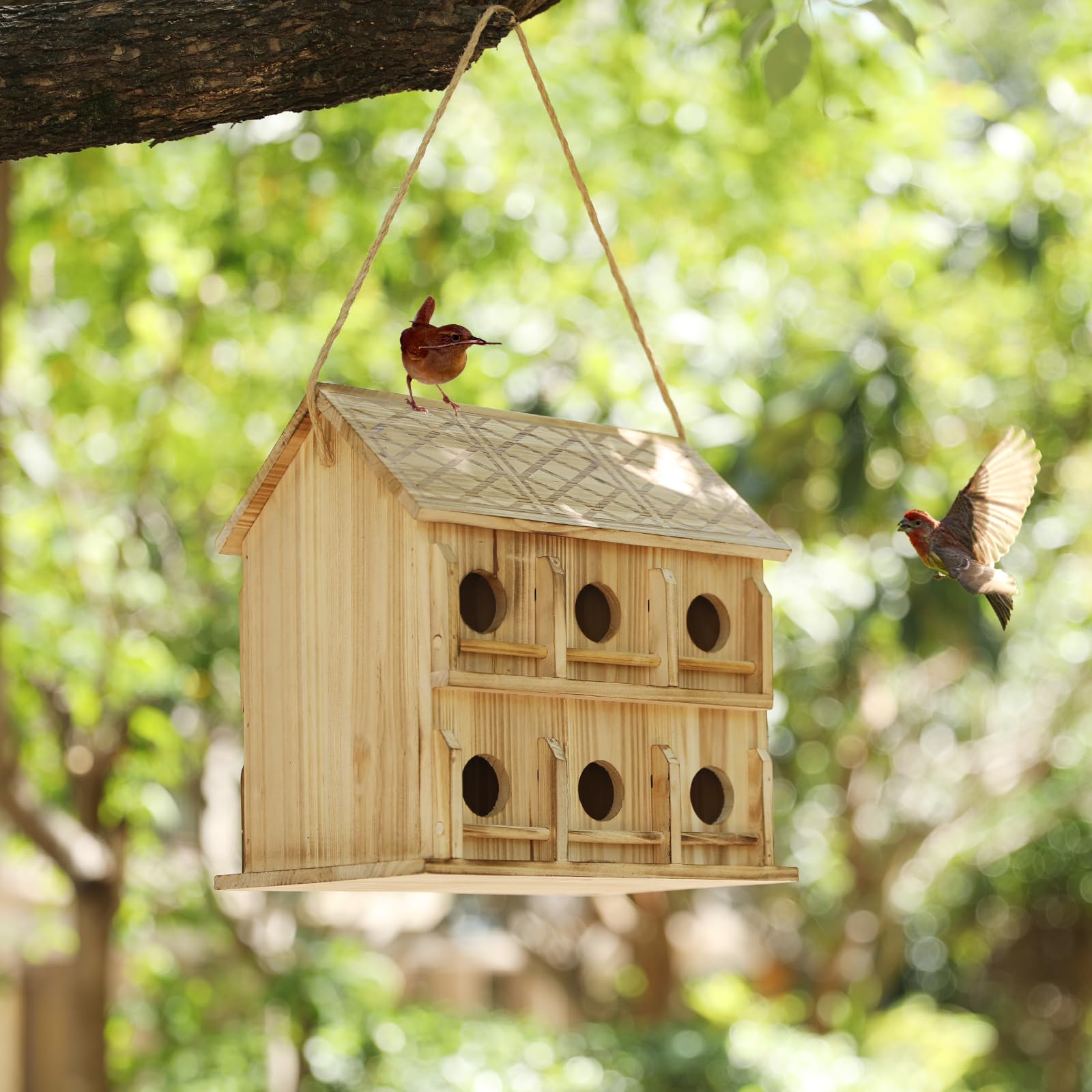 YYYUAN garden-friendly bird habitat adds color and life to yards.