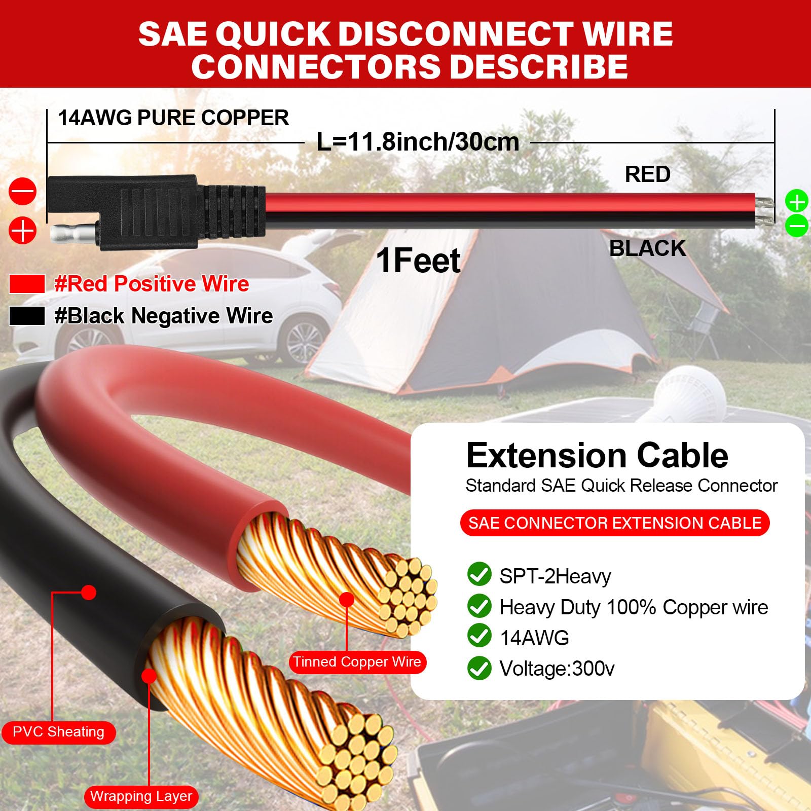 yyzimuqi pure copper 14AWG wire provides strong conductivity and durability.
