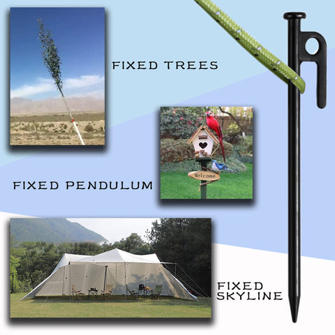 YZDTECH installation view demonstrates proper staking for straight growth.