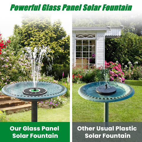 Yzert fixed rods prevent drift for a stable fountain display.