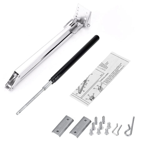 Yziixi Auto Vent Opener installed with clamps and screws for easy mounting