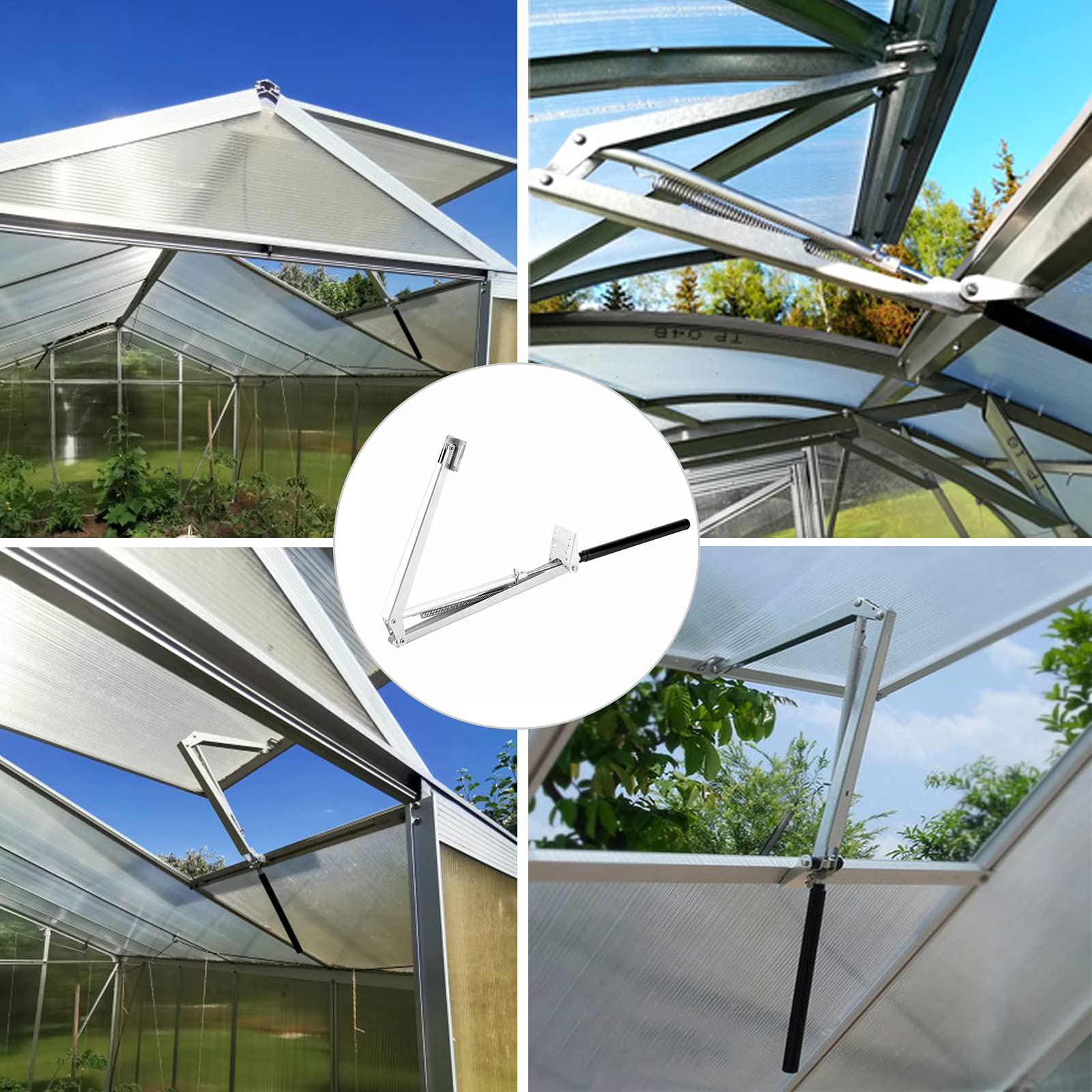 Yziixi Auto Vent Opener fits most greenhouse windows for versatile use